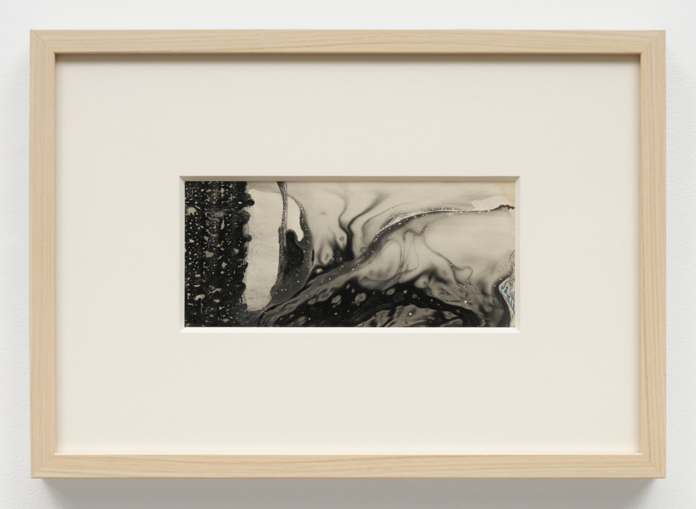 Louise Janin, Cosmogramme, c. 1960. Mixed media on paper, 3¾ x 8¼ in. (9.5 x 21 cm); 10⅞ x 15½ x 1¼ in. (27.64 x 39.37 x 3.17 cm) framed