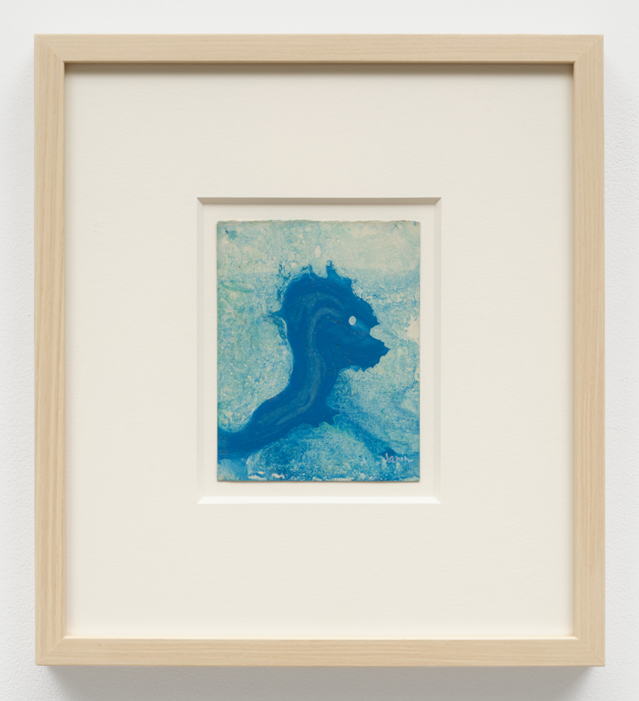 Louise Janin, Cosmogramme 7, c. 1953-70. Mixed media, 5 1/4 x 4 1/8 inches (13.2 x 10.4 cm); 13 x 11 5/8 x 1 1/4 in. (33.02 x 29.54 x 3.17 cm) framed
