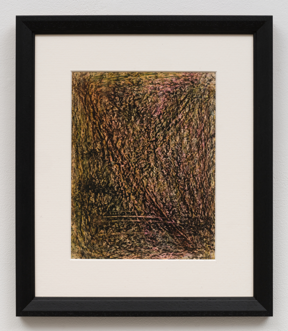 Madge Gill, Untitled, c. 1930-40. Wax crayon on paper, 8⅞ x 6⅞ in. (22.60 x 17.40 cm); 13 3/8 x 11 3/8 x 5/8 in. (34 x 29 x 1.60 cm) framed