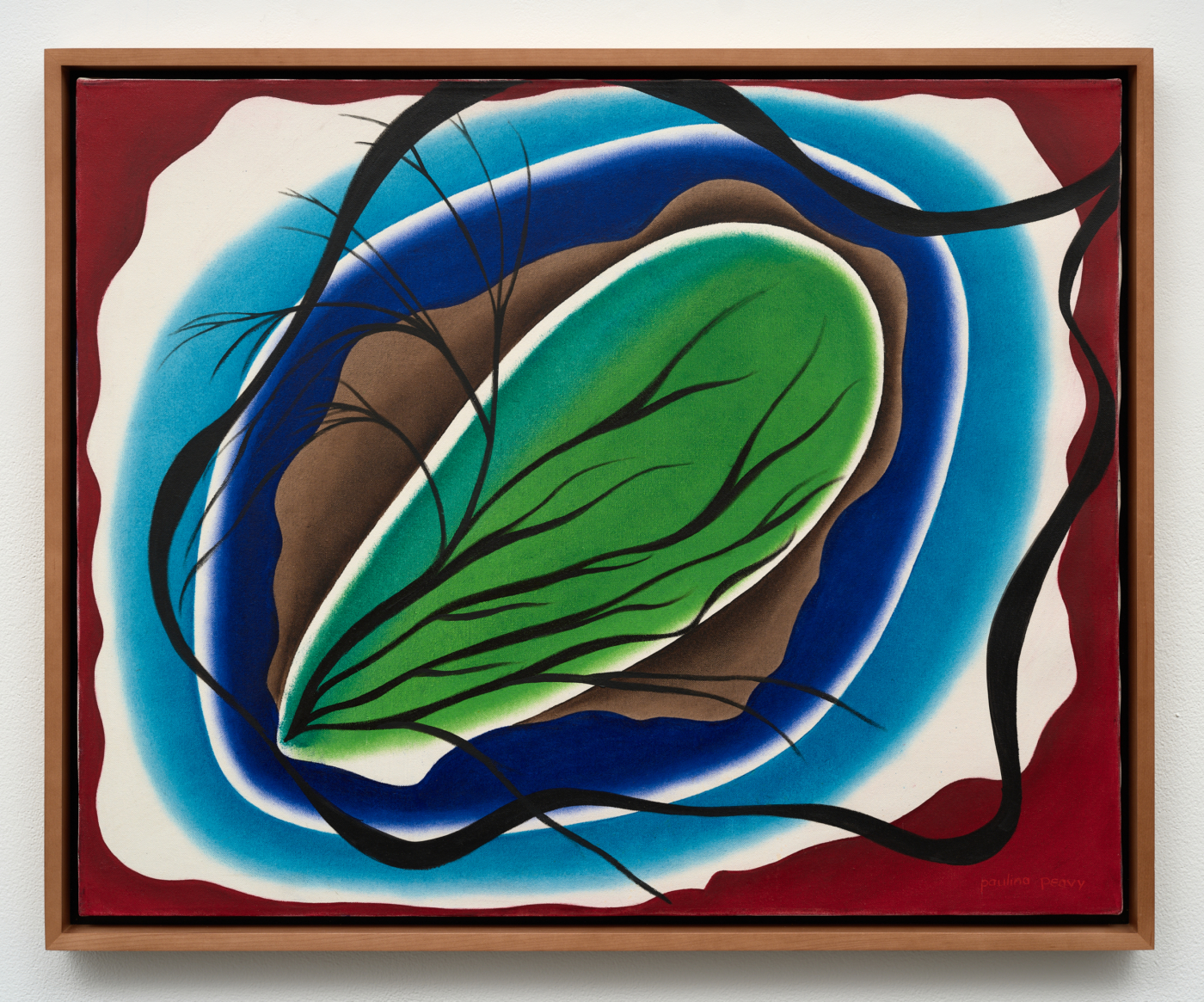 Paulina Peavy, Phantasma 44, c. 1980s. Oil and acrylic on canvas, 24 x 30 in. (60.96 x 76.20 cm); 25 7/8 x 31 3/4 in. (65.74 x 80.64 cm) framed