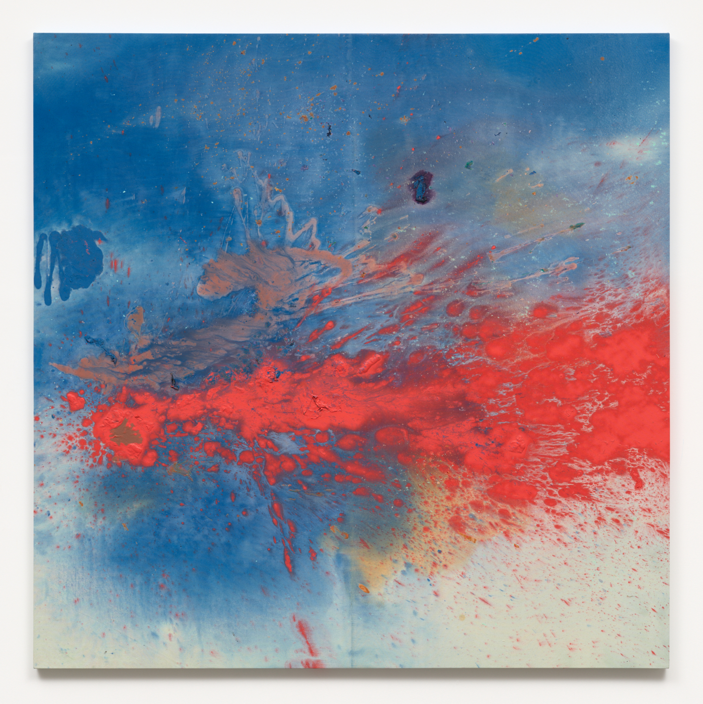 Burning On, 2026. Acrylic on canvas, 80 x 80 in. (203.20 x 203.20 cm)