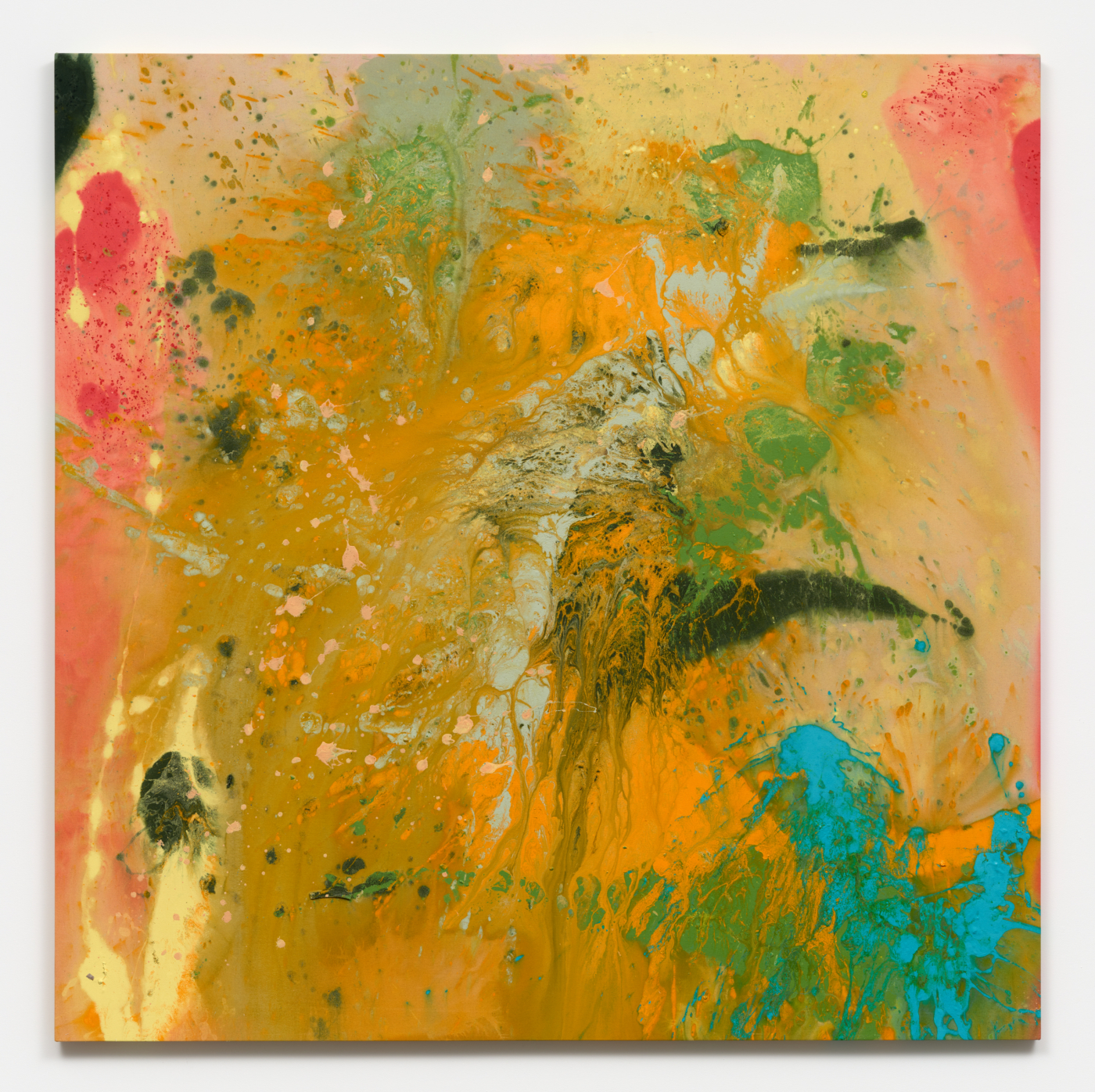 Callisto, 2026. Acrylic and pumice on canvas, 80 x 80 in. (203.20 x 203.20 cm)