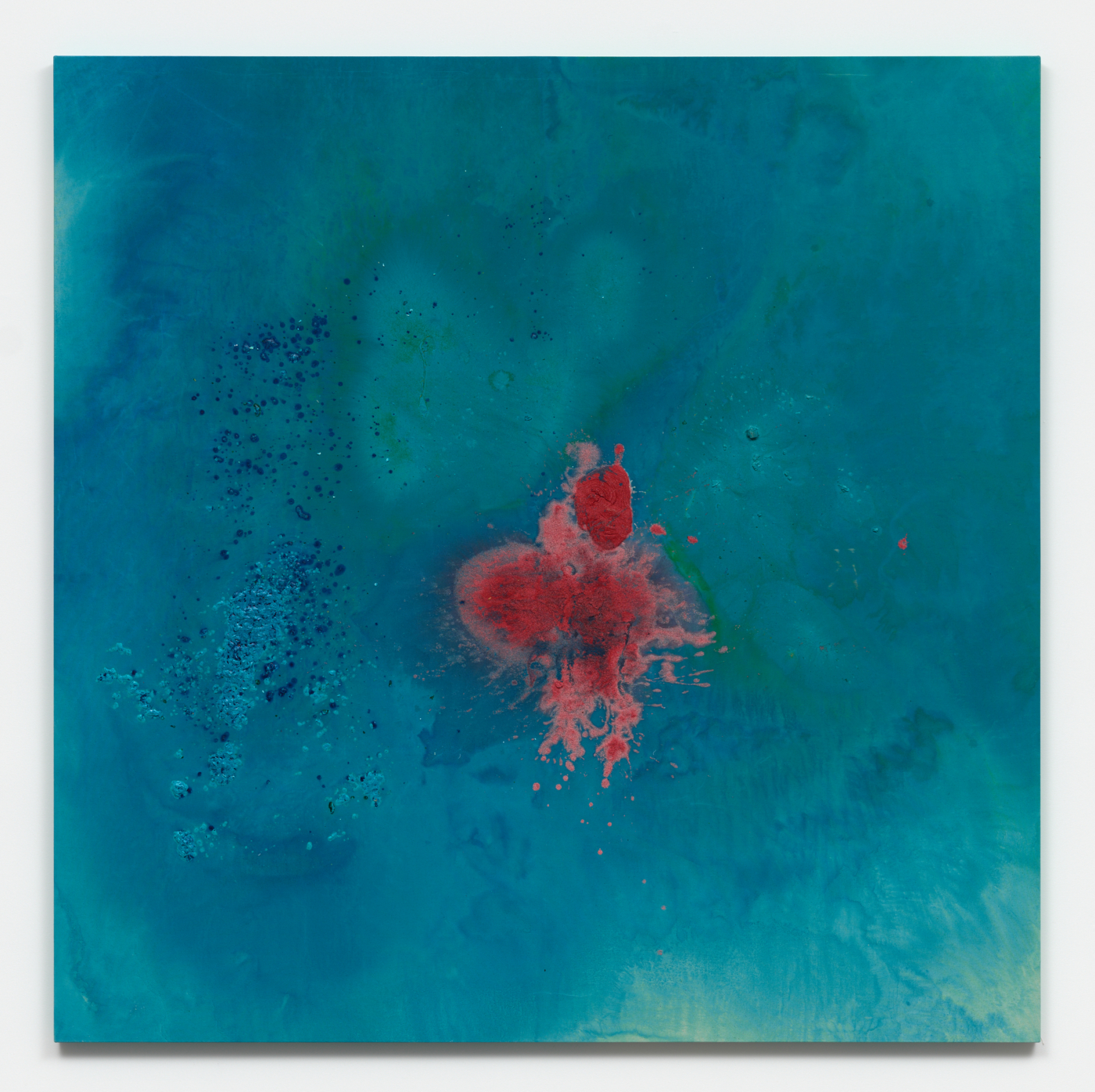 Corcovado, 2026. Acrylic and pumice on canvas, 80 x 80 in. (203.52 x 203.52 cm)