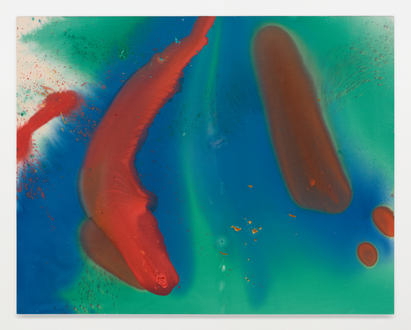 Montipora, 2026. Acrylic and glass on canvas, 104 x 82 in. (264.16 x 208.28 cm)