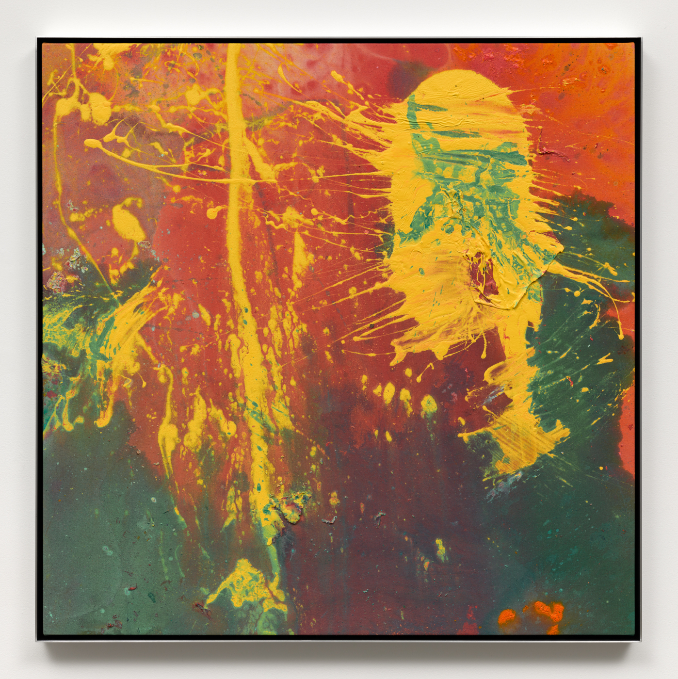 Budo, 2026. Acrylic on canvas, 36 x 36 in. (91.44 x 91.44 cm); 36⅞ x 36⅞ in. (93.66 x 93.65 cm) framed