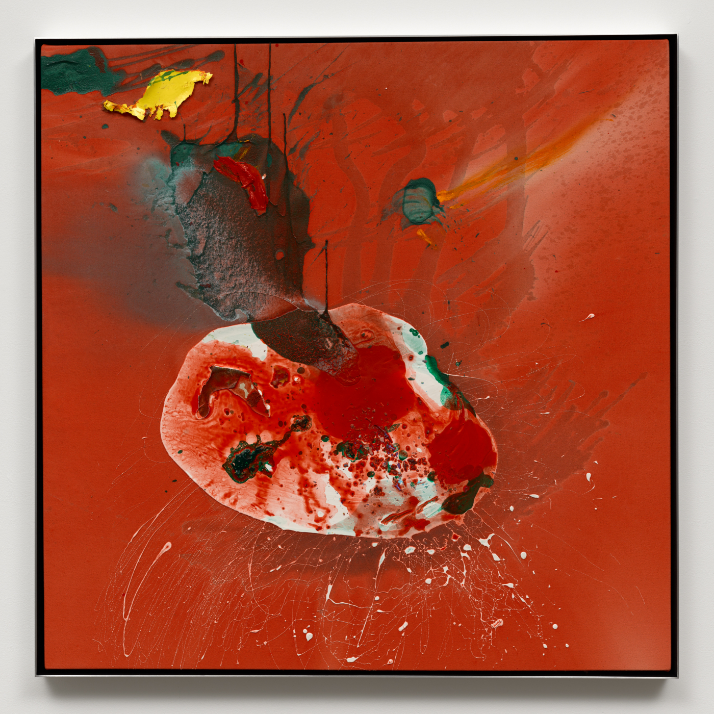 Bye Bye Blackbird, 2026. Acrylic on canvas, 36 x 36 in. (91.44 x 91.44 cm); 36⅞ x 36⅞ in. (93.66 x 93.65 cm) framed