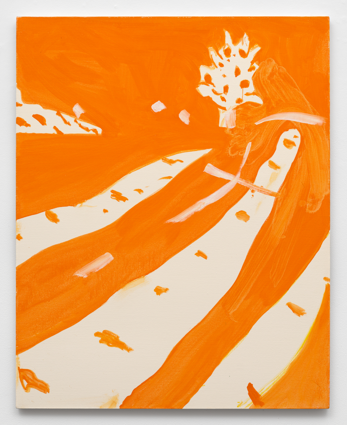 Alex Katz, Road 7, 2024. Oil on linen, 60⅜ x 48¼ in. (153.37 x 122.56 cm)