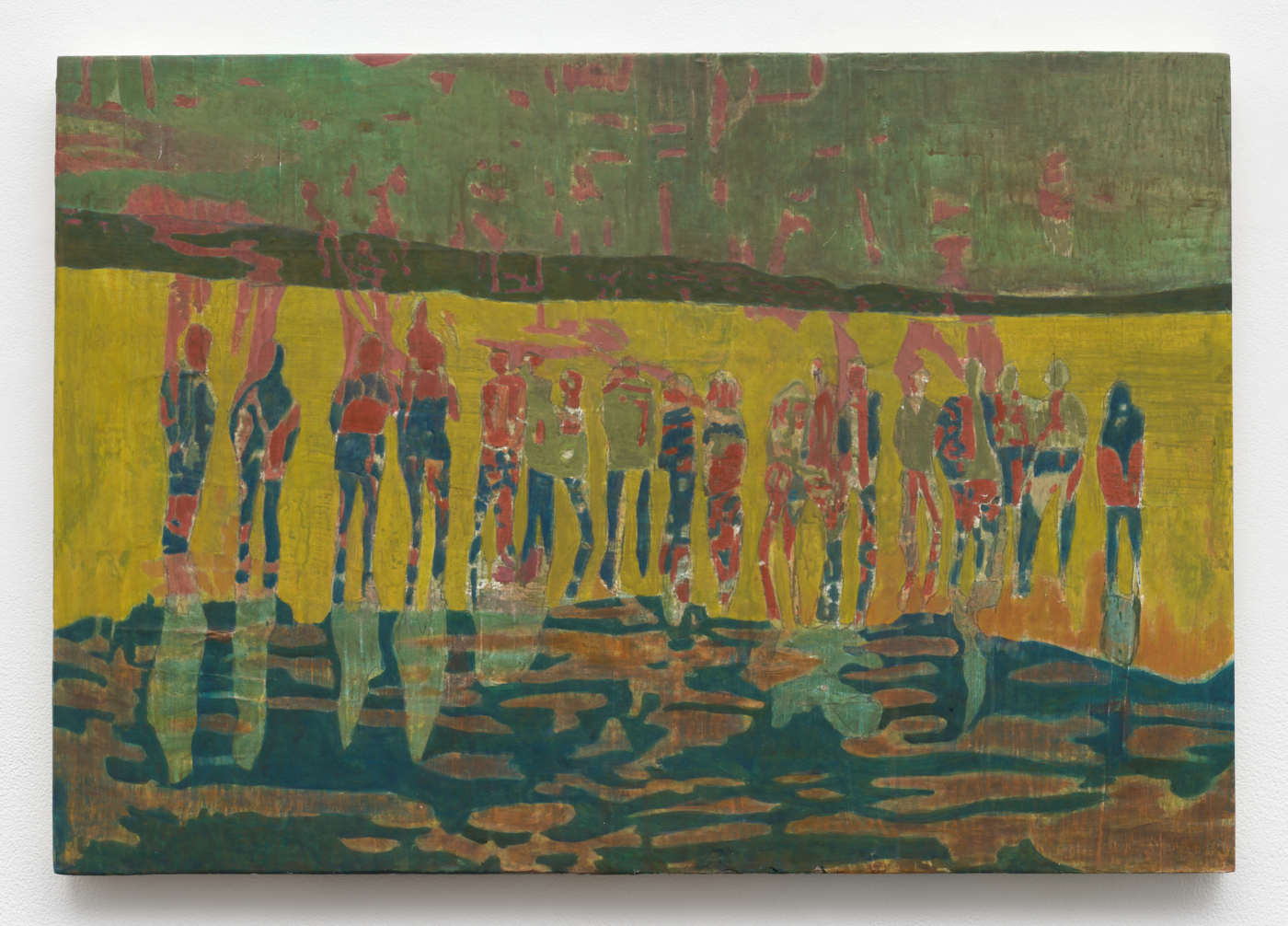 Adam Keay, What We Lost In the Fire, 2025. Acrylic and ink on board, 22¼ x 31⅞ in. (56.52 x 80.98 cm)