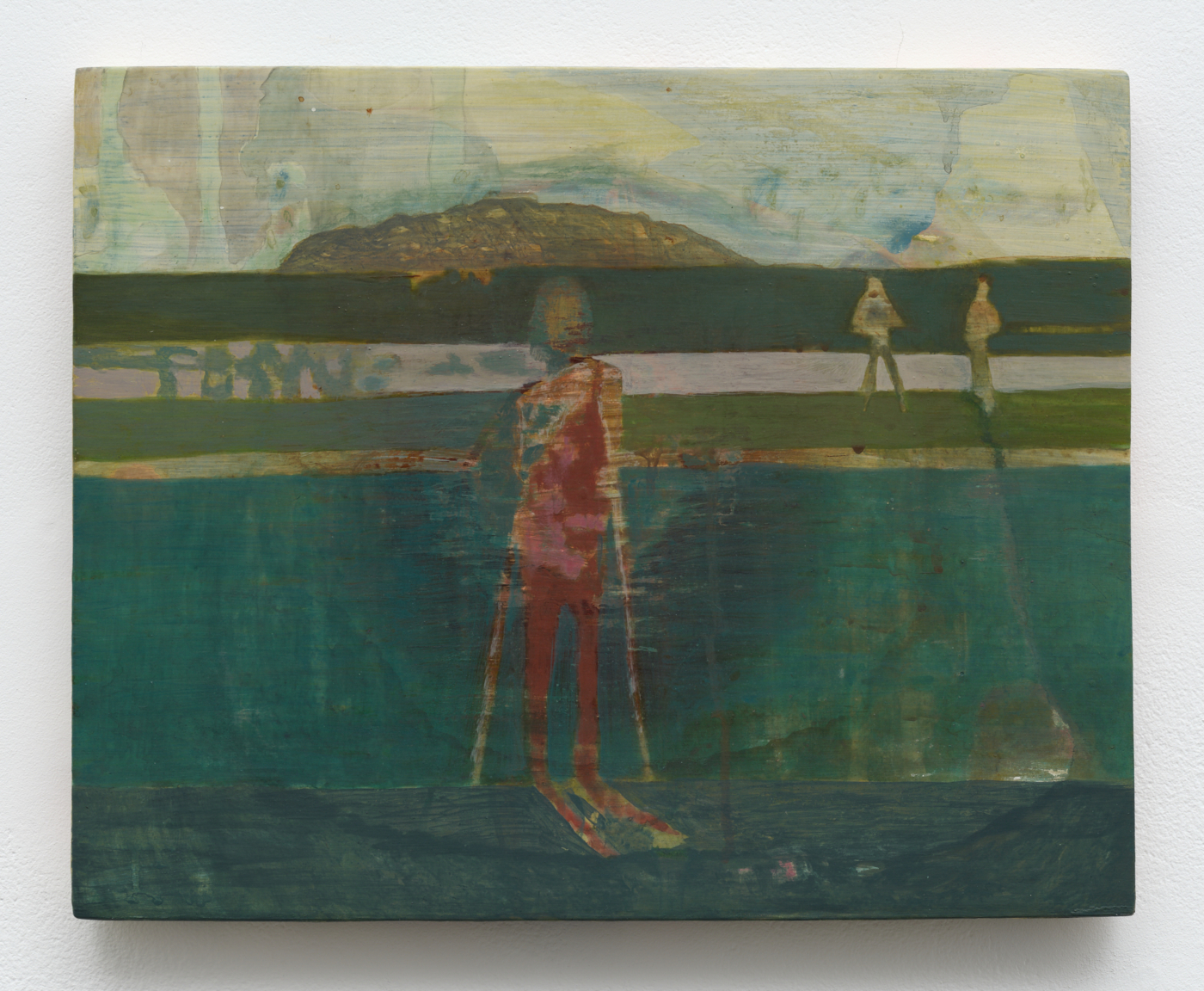 Adam Keay, Can You Amount to a Quarter, 2025. Acrylic on board, 12⅝ x 15⅝ in. (32.00 x 39.70 cm)