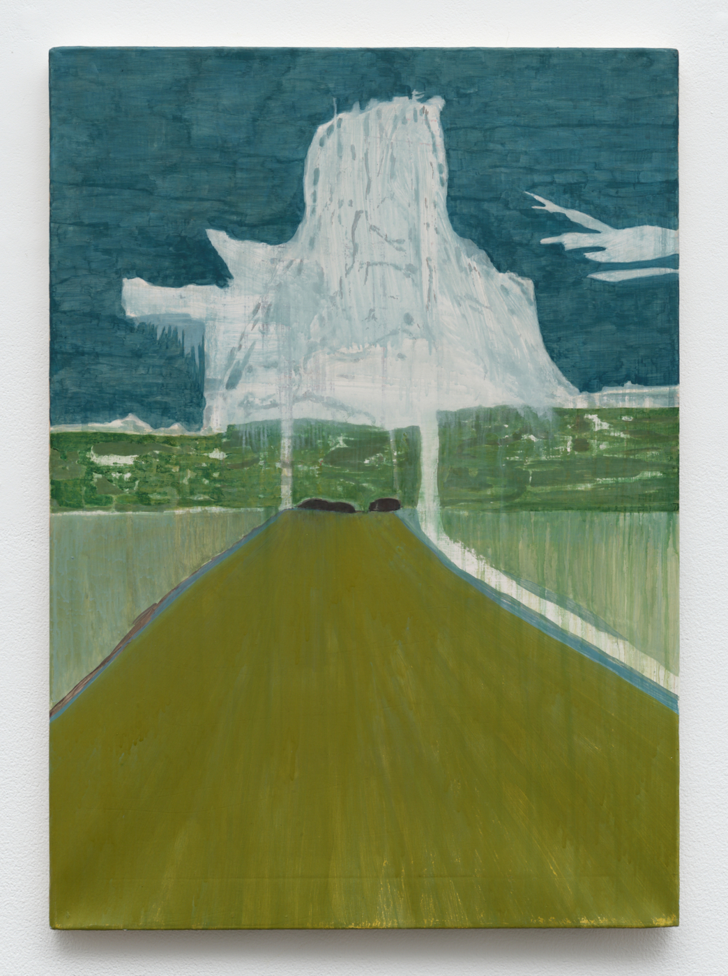 Adam Keay, Walk Once More Among Us, 2026. Acrylic on canvas, 27⅝ x 19¾ in. (70.18 x 50.16 cm)