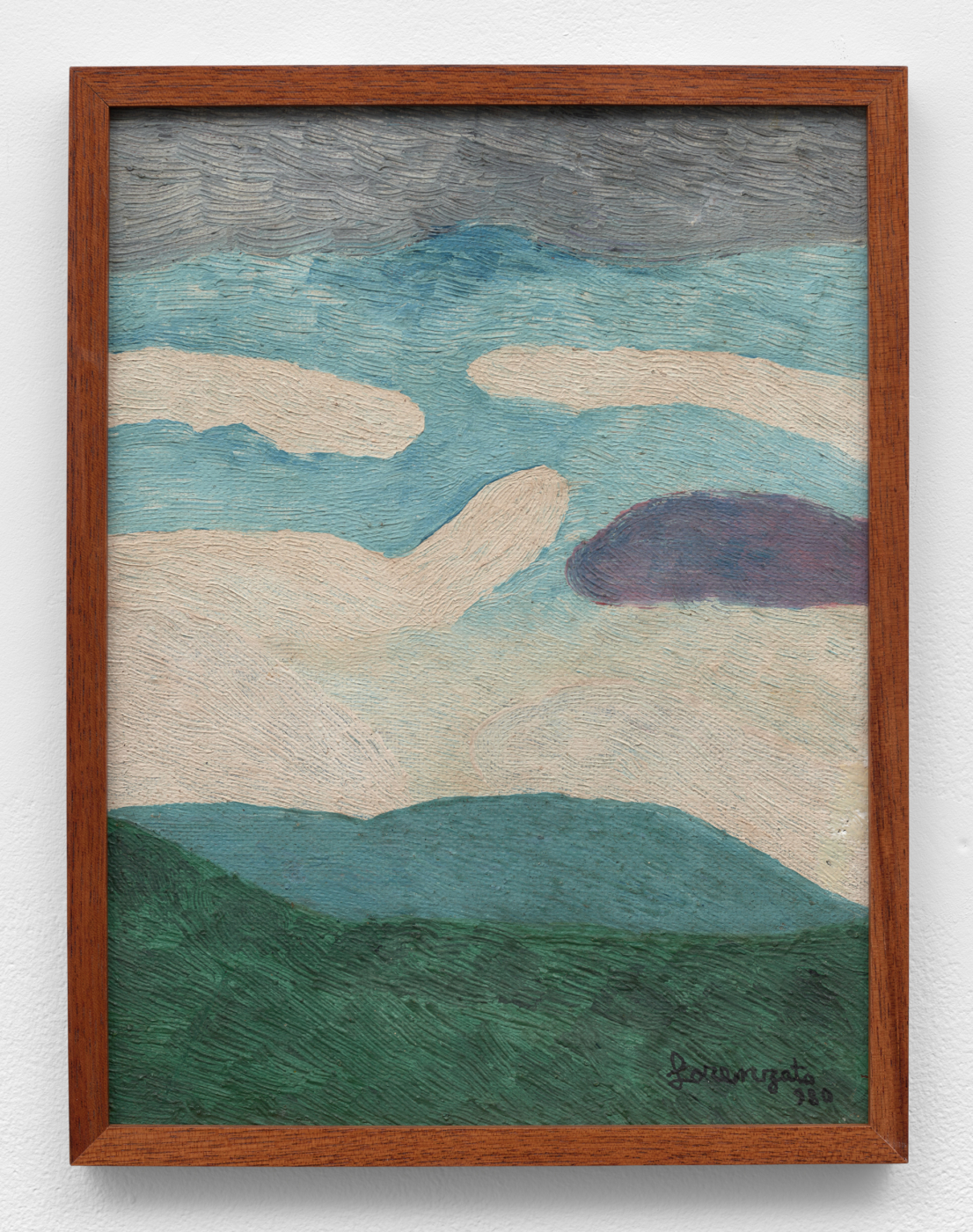 Amadeo Luciano Lorenzato, Untitled, 1980. Oil on wood panel, 15¼ x 11½ in. (38.73 x 29.21 cm); 16 1/8 x 12 3/8 in. (41.00 x 31.45 cm) framed