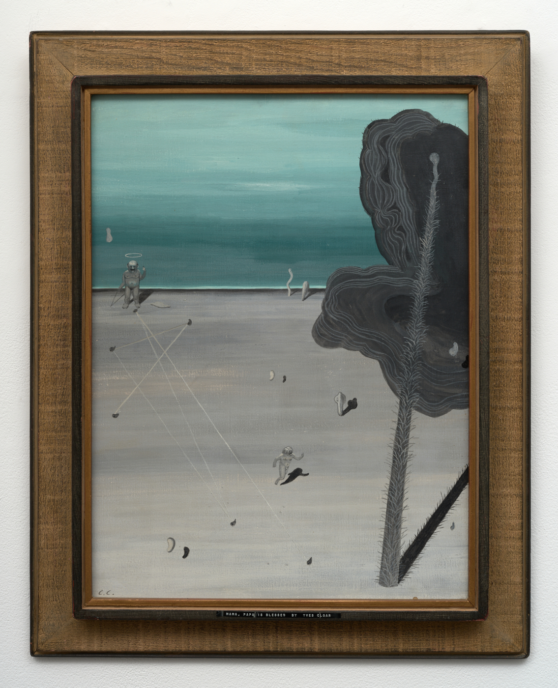 Carroll Cloar, Mama, Papa is Blessed, 1960. Casein on masonite, 24 x 18⅛ in. (60.96 x 46.05 cm); 29¾ x 23¾ in. (75.56 x 60.33 cm) framed