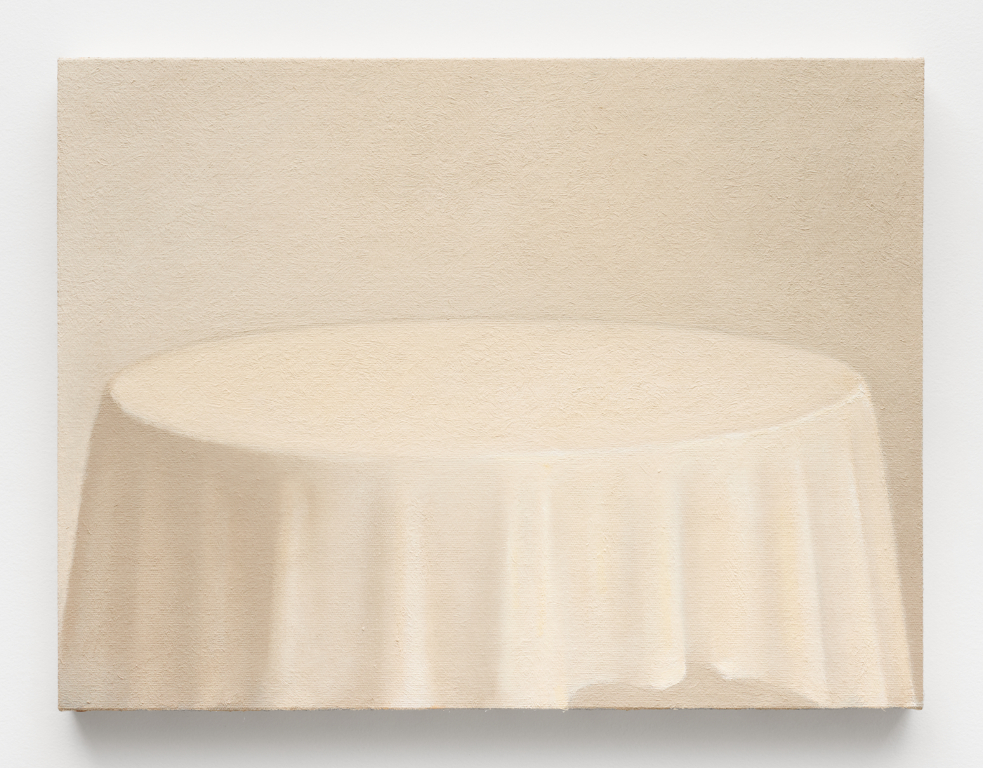 Untitled, 2026. Oil on canvas mounted on wood, 11¾ x 15¾ in. (30 x 40 cm)
