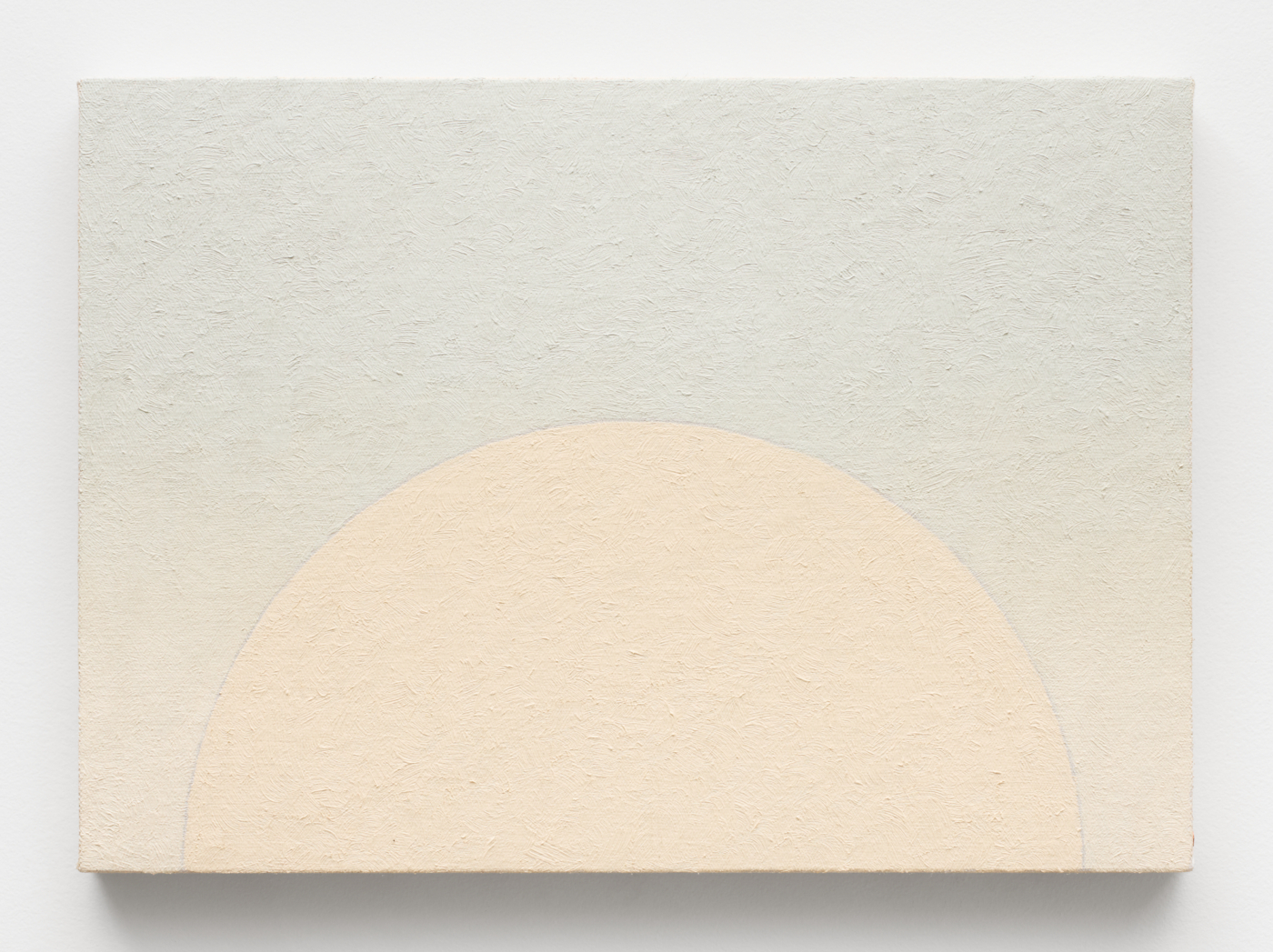 Untitled, 2026. Oil on canvas mounted on wood, 9⅞ x 13¾ in. (25 x 35 cm)