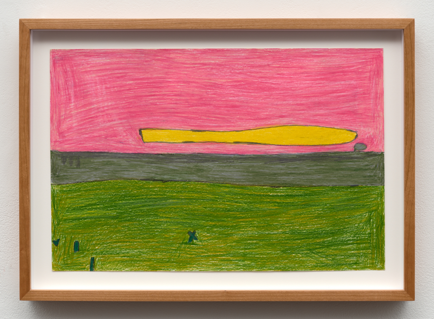 Helen Rae, October 25, 2004, 2004. Colored pencil and graphite on paper, 12 x 18 inches (30.5 x 45.7 cm); 15 x 21 in. (38.10 x 53.34 cm) framed