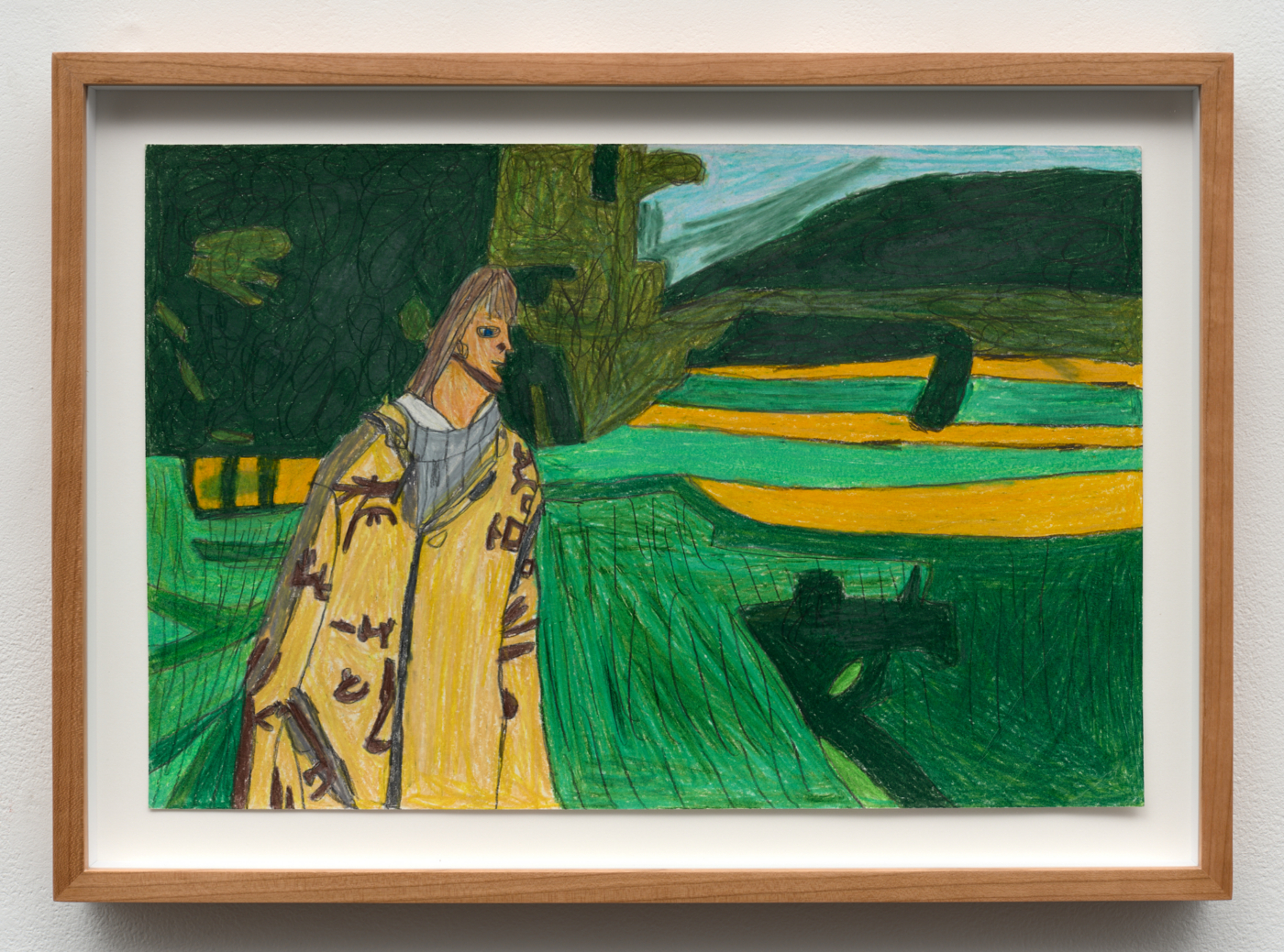 Helen Rae, May 3, 2006, 2006. Colored pencil and graphite on paper, 12 x 17⅞ in. (30.50 x 45.40 cm); 15 x 21 in. (38.10 x 53.34 cm) framed