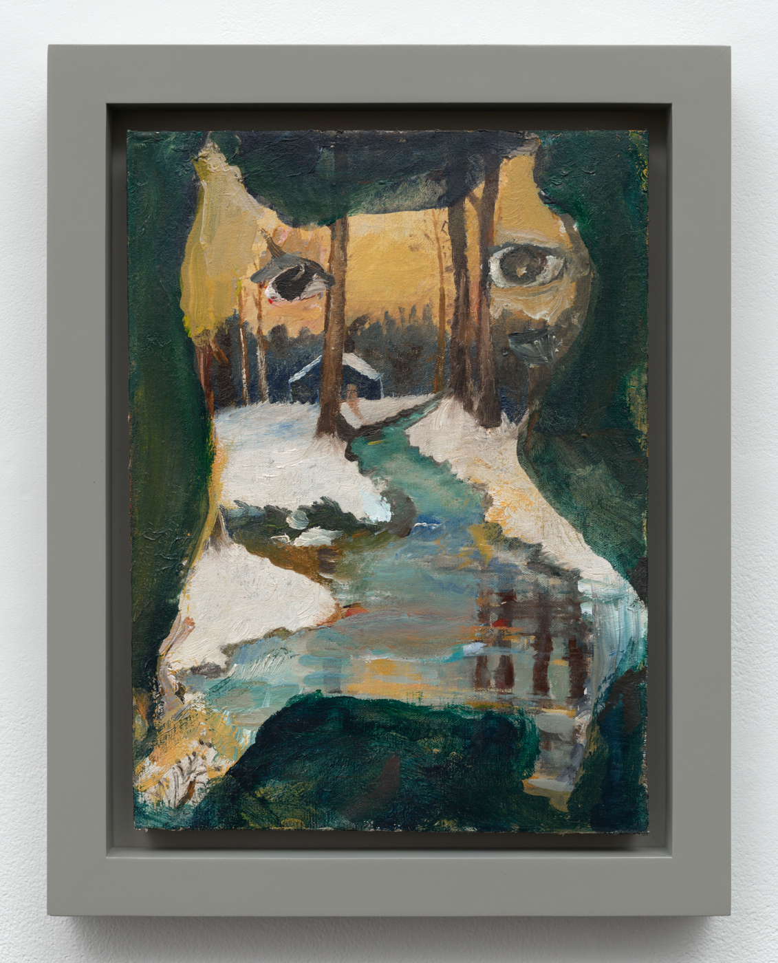 Margot Bergman, Alma, 2009. Acrylic on canvas board, 15 x 10⅞ in. (38.10 x 27.64 cm); 18½ x 14½ in. (46.99 x 36.83 cm) framed