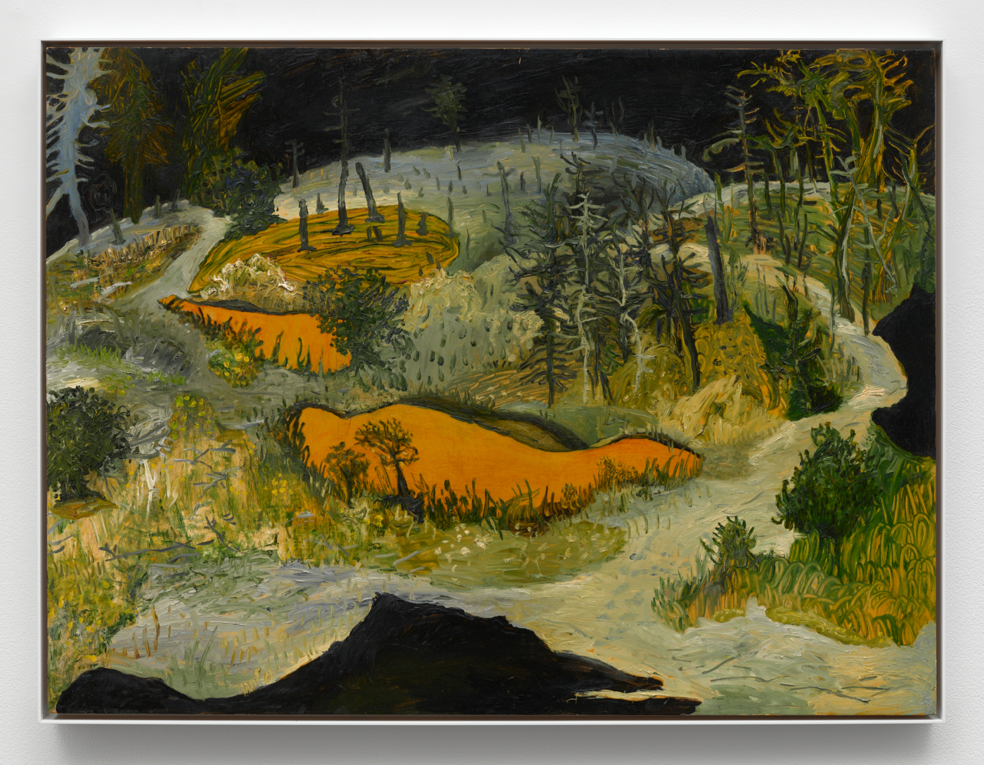 Mark Laver, I find it hard to believe you don't know the beauty you are, 2014. Oil on wood panel, 30⅛ x 40⅛ in. (76.53 x 101.93 cm); 30⅞ x 40⅞ in. (78.44 x 103.84 cm) framed