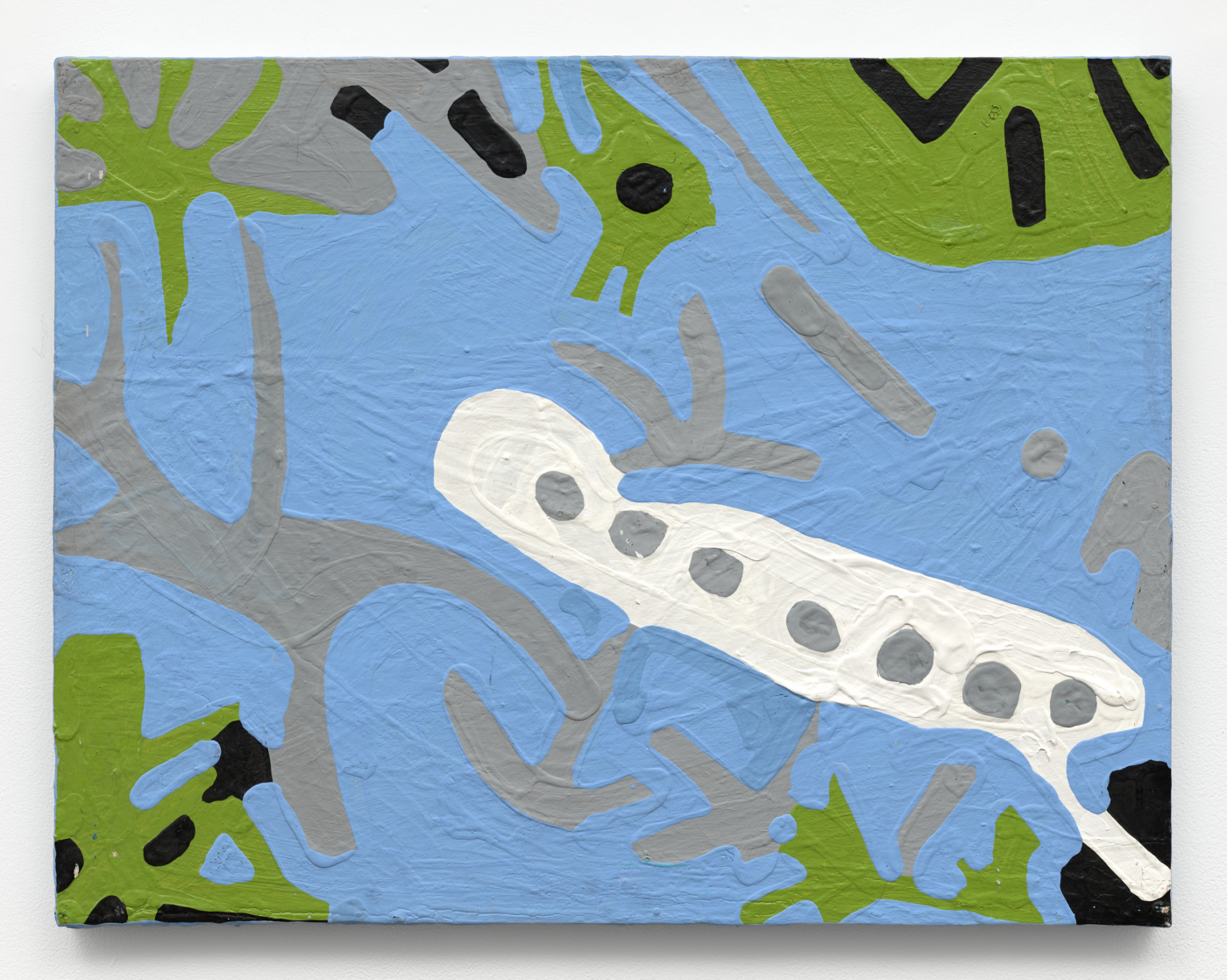 Marlon Mullen, Untitled, ND. Acrylic on canvas, 28 x 36 in. (71.12 x 91.44 cm)