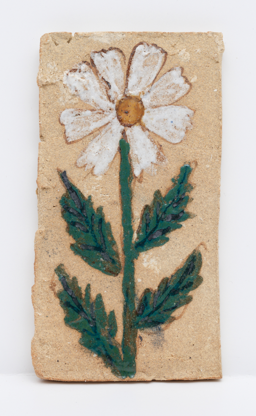 Magdalena Suarez Frimkess, Untitled, 2021. Glazed stoneware, 5¾ x 3⅛ x ⅜ in. (14.73 x 7.95 x 0.97 cm)