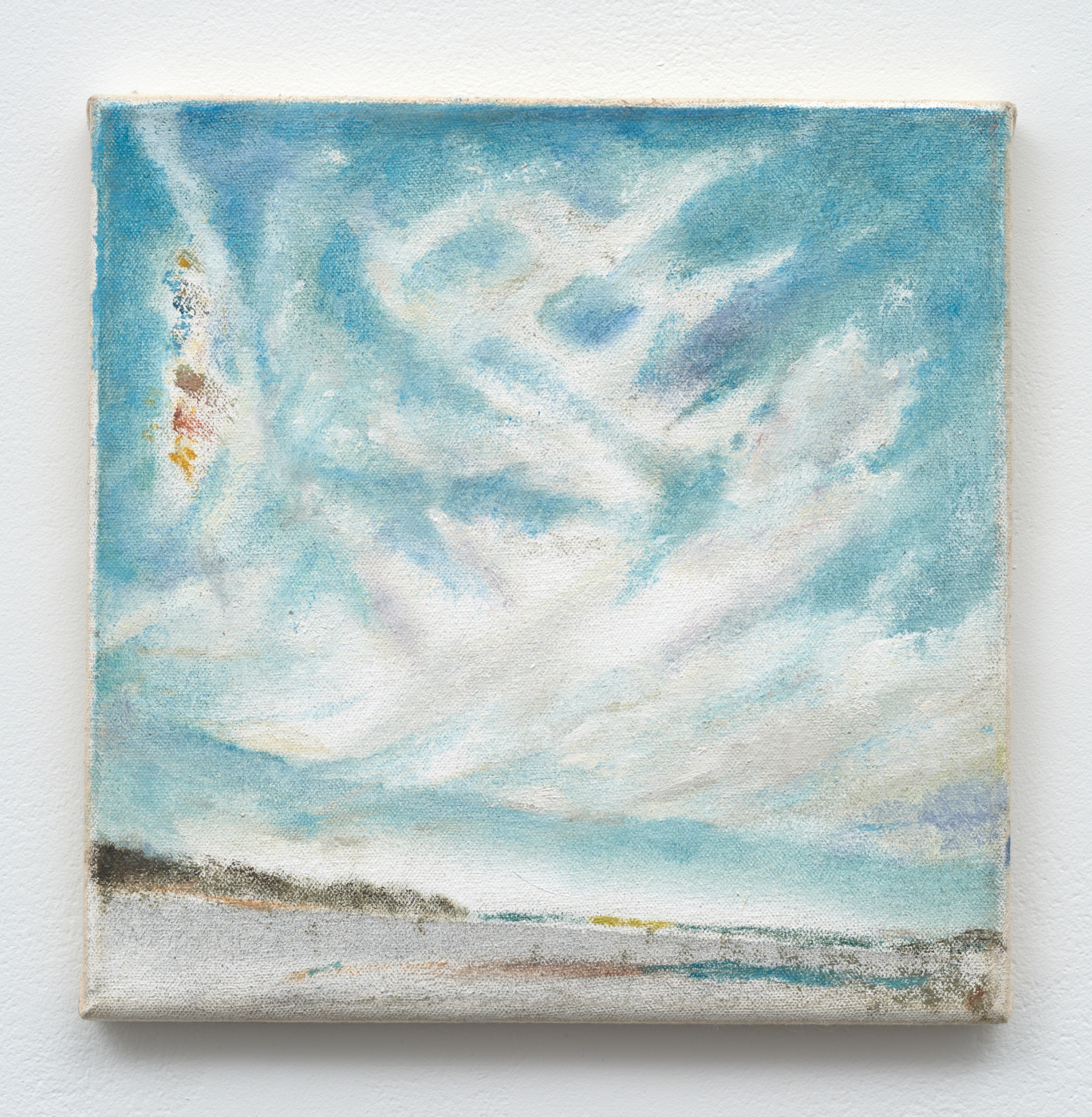 Henry Murphy, Wellfleet Sky, 2024. Oil on canvas, 10¼ x 10¼ in. (26.04 x 26.04 cm)