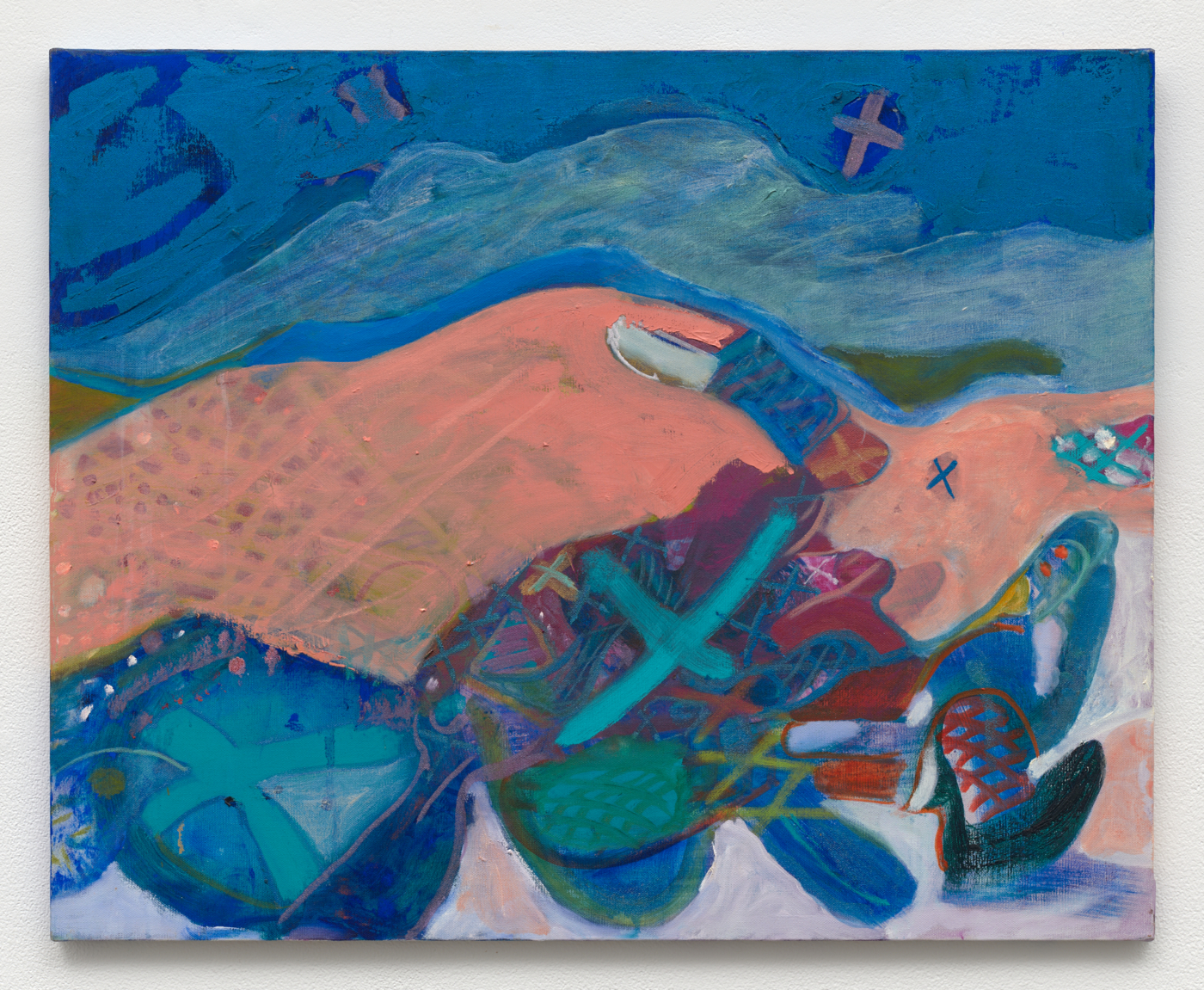 Norma Tanega, Undulation, 2004-05. Oil on canvas, 24 x 29¾ in. (60.96 x 75.56 cm)