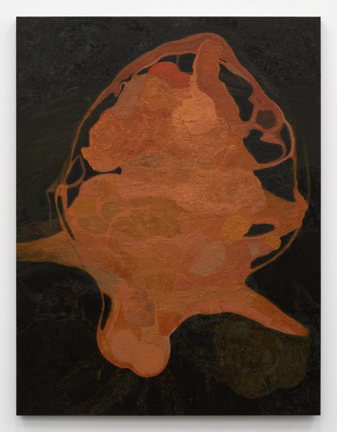 Siren, 2024–26. Oil on linen, 55⅛ x 42 in. (140.02 x 106.68 cm)