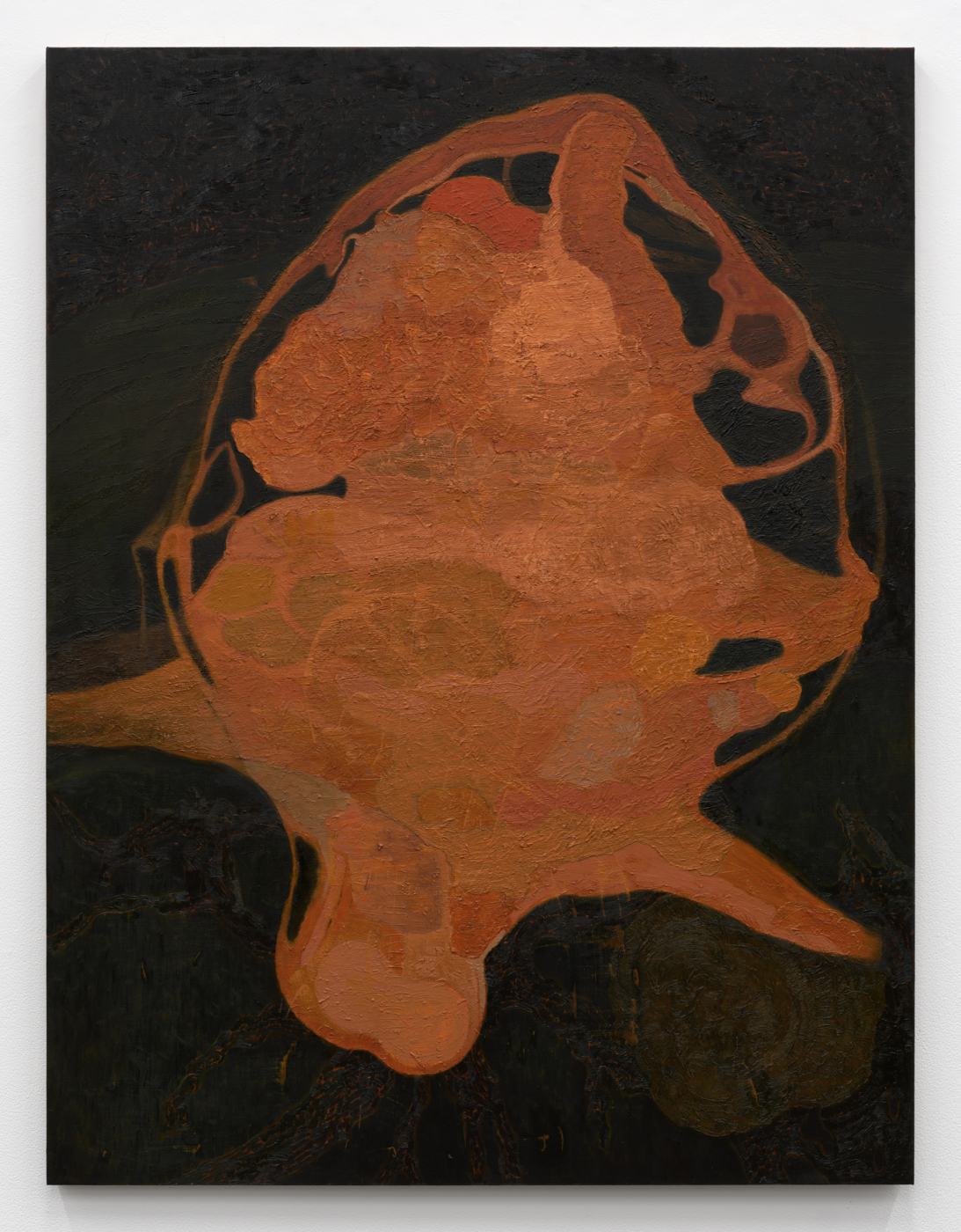 Siren, 2024–26. Oil on linen, 55⅛ x 42 in. (140.02 x 106.68 cm)