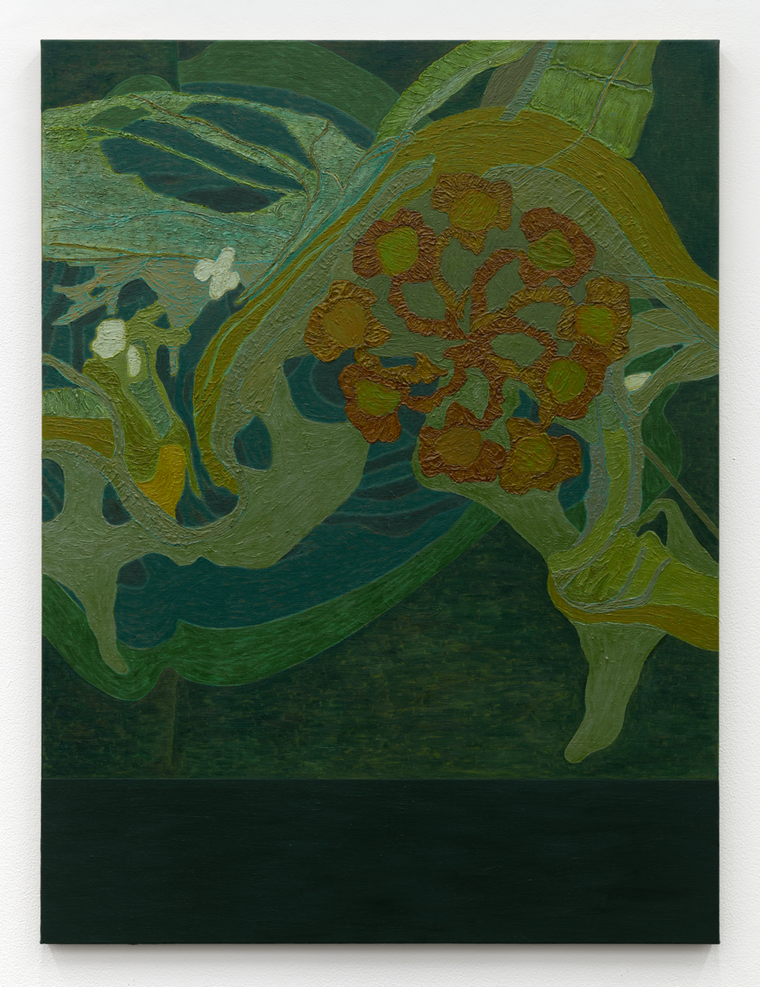 Exotic Transmission, 2024–26. Oil on linen, 39⅞ x 30 in. (101.28 x 76.20 cm)