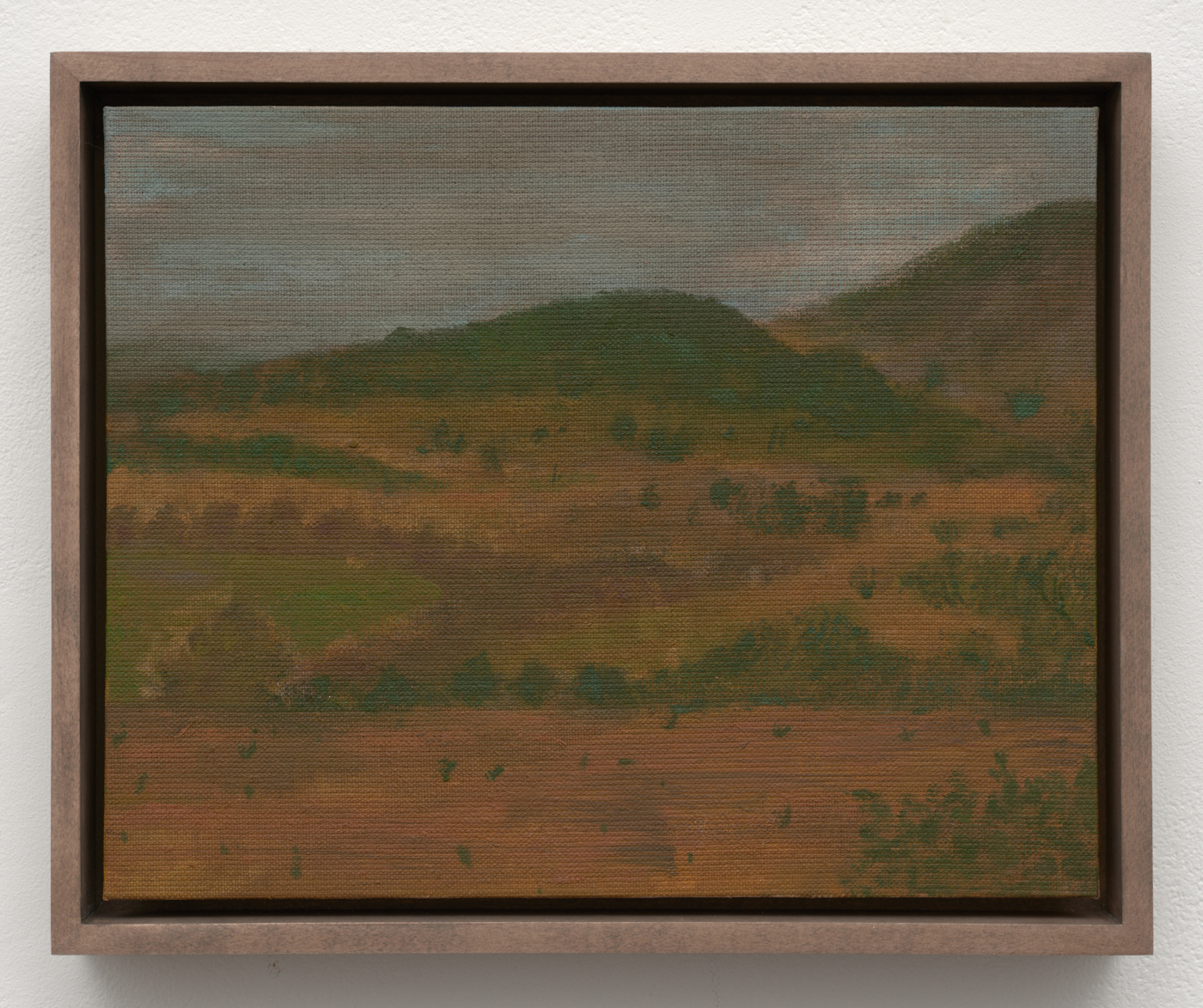 Shota Nakamura, untitled, 2024. Oil on board, 9½ x 11¾ in. (24.13 x 29.80 cm); 10¾ x 13 in. (27.30 x 33.02 cm) framed