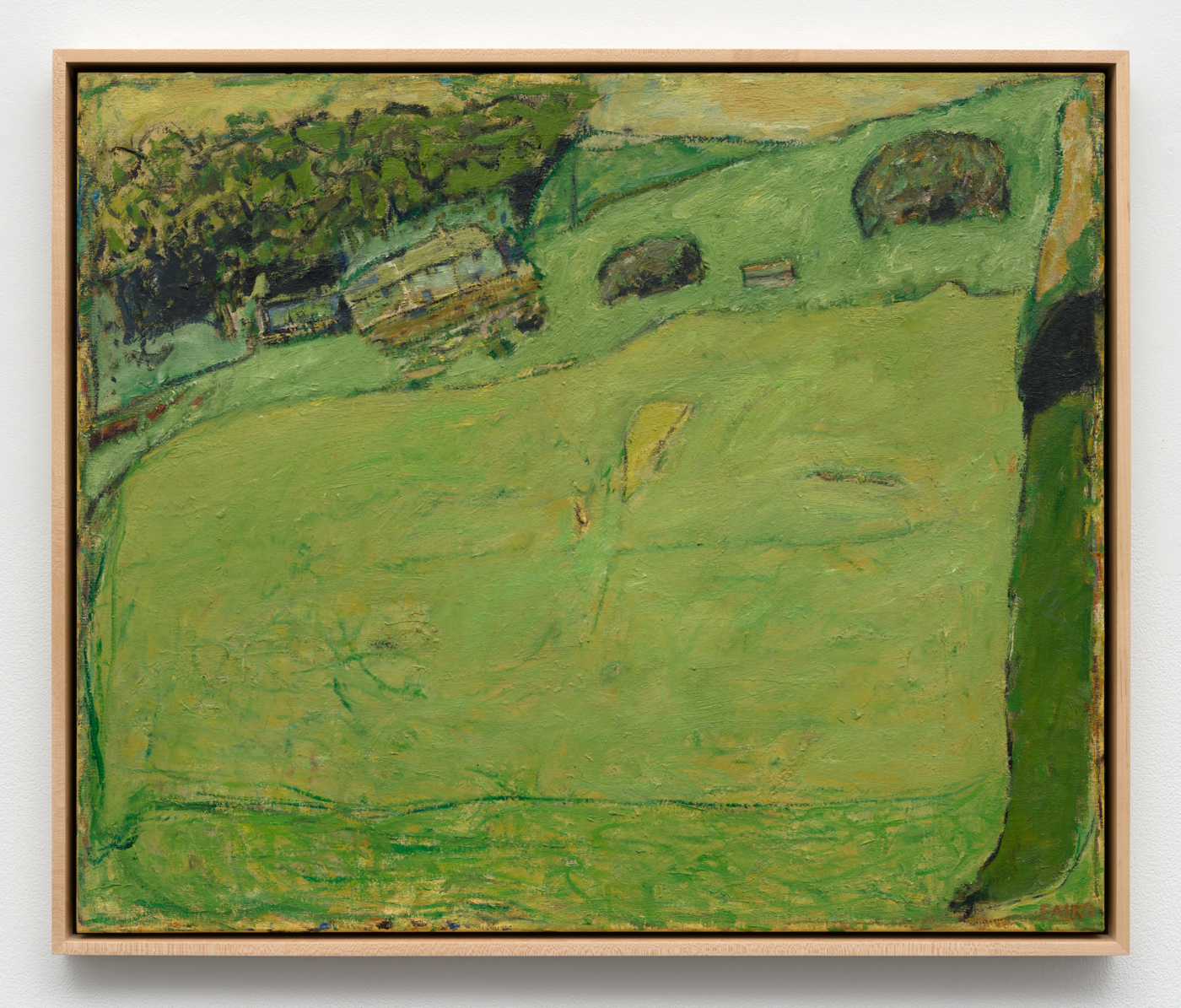 Tom Fairs, Untitled, c. 1970's. Oil and oilstick on canvas, 30⅛ x 36 in. (76.53 x 91.44 cm); 31⅝ x 37⅝ in. (80.34 x 95.58 cm) framed