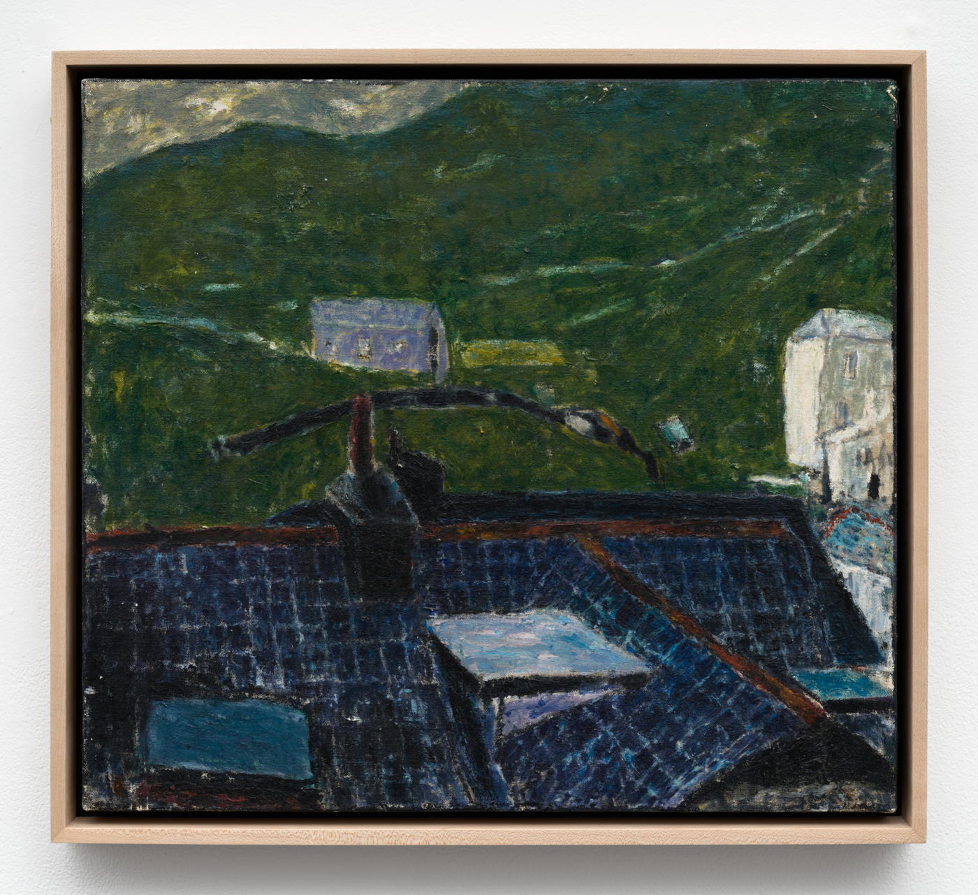 Tom Fairs, Cornwall, c. 1980's. Oil on canvas mounted to board, 18 x 20 in. (45.72 x 50.80 cm); 19½ x 21½ in. (49.53 x 54.61 cm) framed