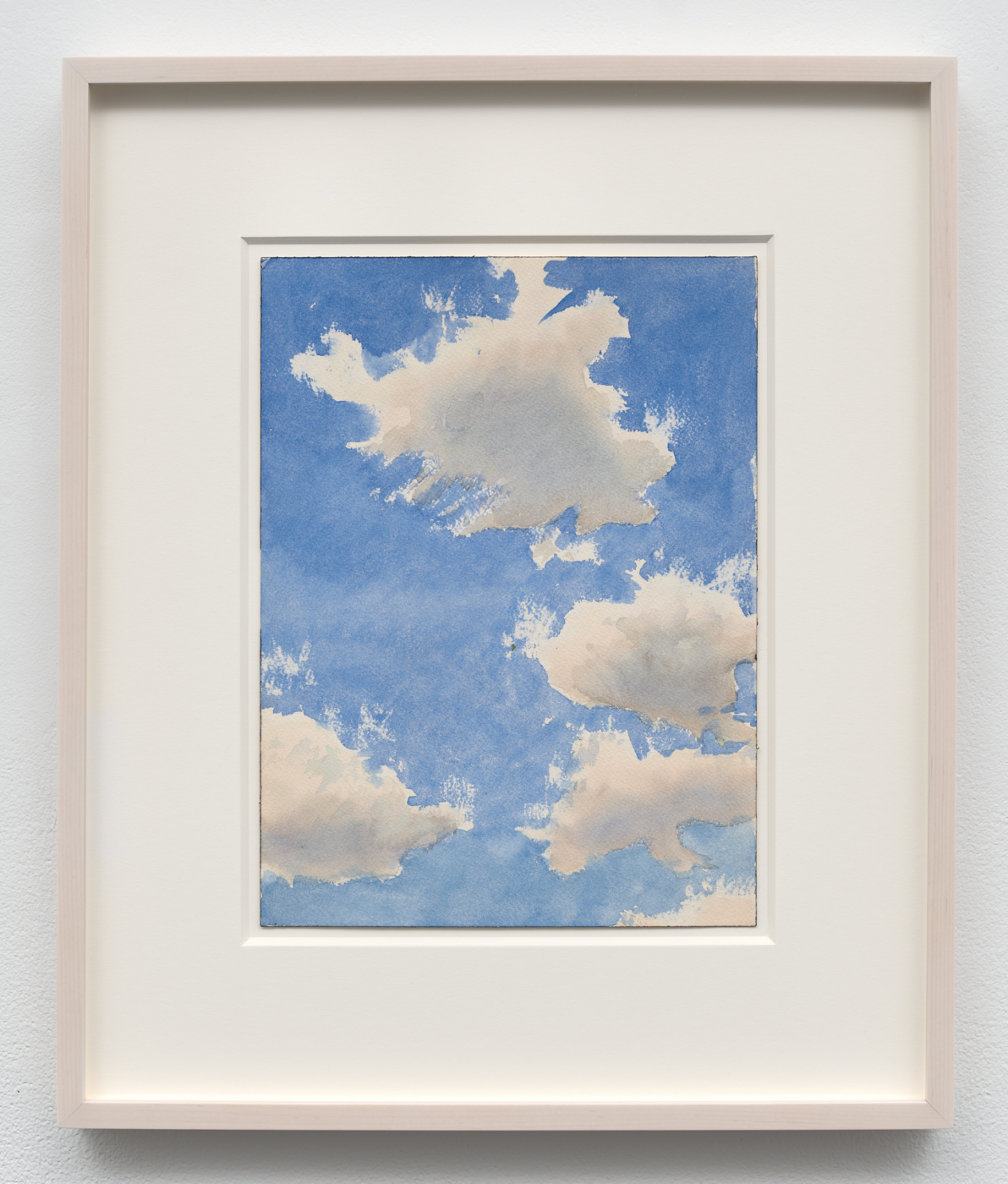 Scattered Clouds, 1971. Watercolor on paper, 12⅛ x 9 in. (30.80 x 22.86 cm); 19⅜ x 16¼ in. (49.23 x 41.27 cm) framed