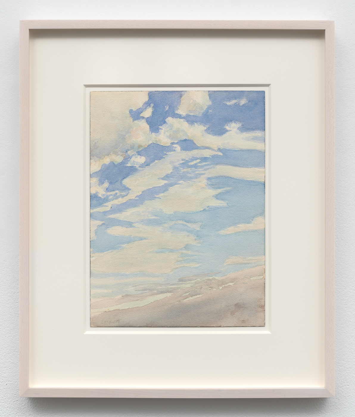 Untitled, 1971. Watercolor on paper, 12⅛ x 9 in. (30.80 x 22.86 cm); 19⅜ x 16¼ in. (49.23 x 41.27 cm) framed