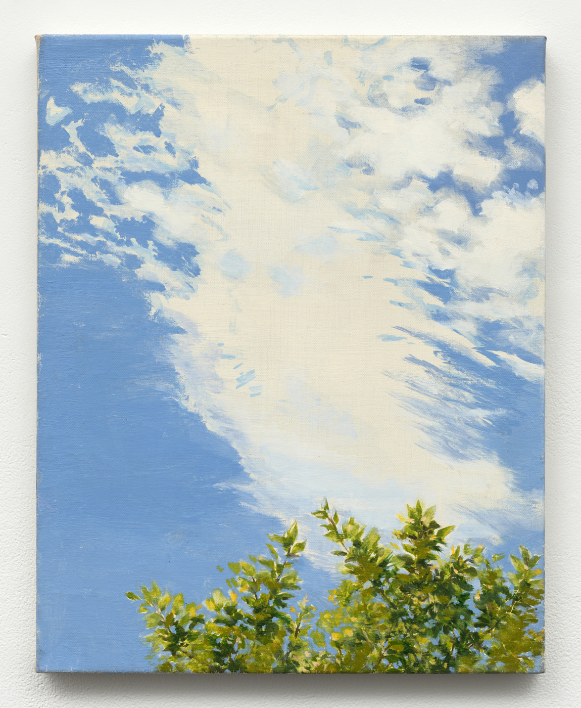 Yvonne Jacquette, Clouds and Trees I, c. 1973. Oil on canvas, 20 x 15⅞ in. (50.80 x 40.34 cm)