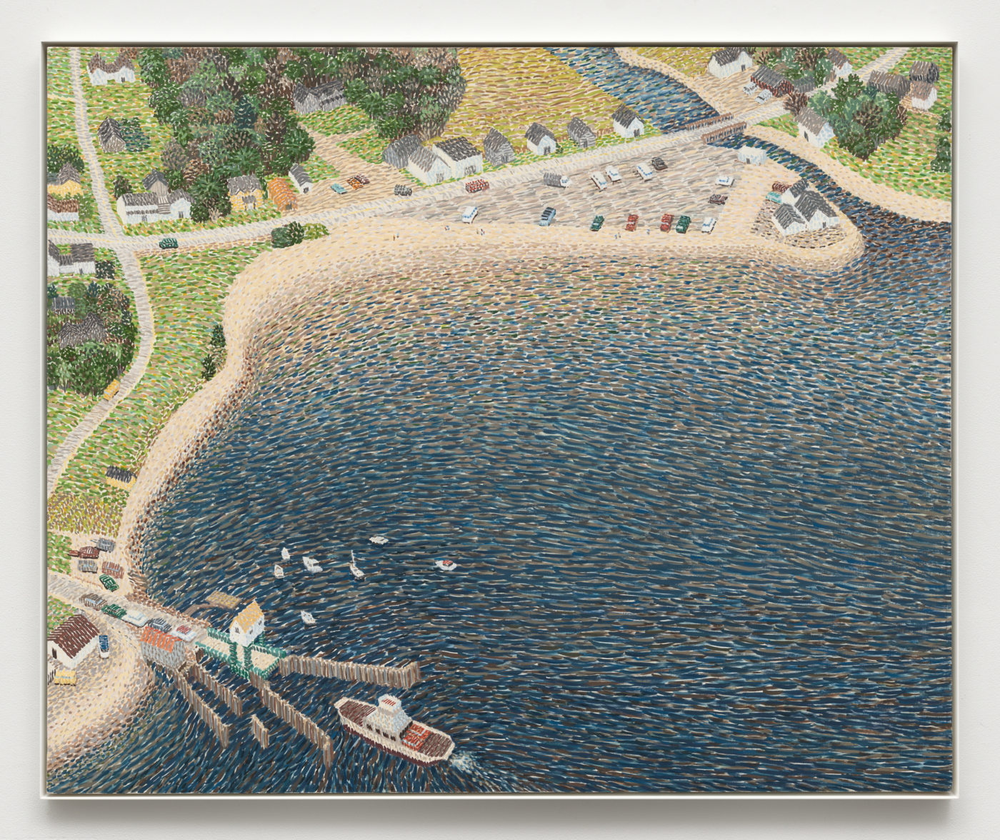 Lincolnville Beach, 1977. Oil on canvas, 56 x 68 in. (142.24 x 172.72 cm); 57 x 69 in. (144.78 x 175.26 cm) framed