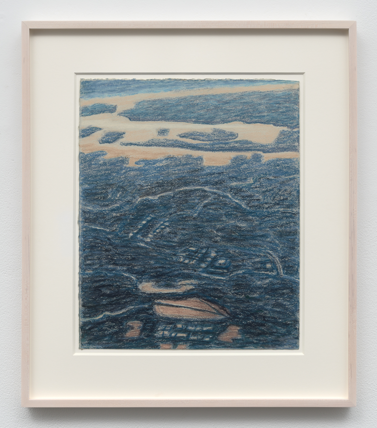 Metropolitan Dawn, c. 2007. Pastel on paper, 17⅛ x 14⅛ in. (43.50 x 35.88 cm); 24⅜ x 21⅛ in. (61.93 x 53.67 cm) framed