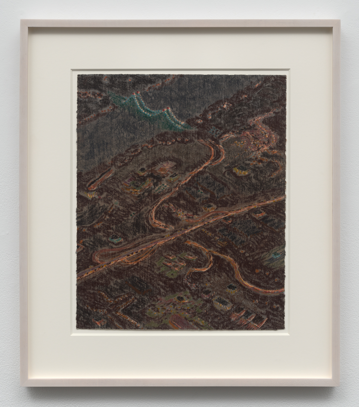 Untitled, c. 1985. Pastel on paper, 17 x 13⅞ in. (43.18 x 35.26 cm); 24¼ x 21⅛ in. (61.59 x 53.67 cm) framed