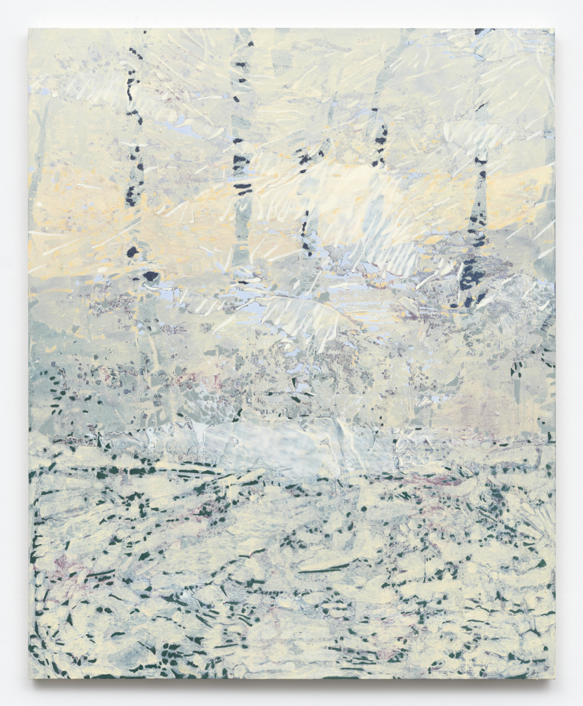 Jacob Littlejohn, The Air's Invisible Corners, 2026. Oil on canvas, 84 x 68 in