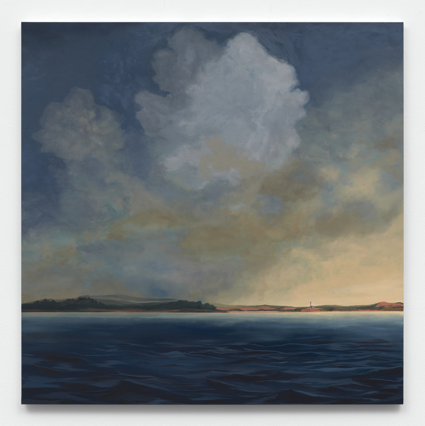 Nathaniel Oliver, Little Light House, 2026. Oil on canvas, 48 x 48 in.