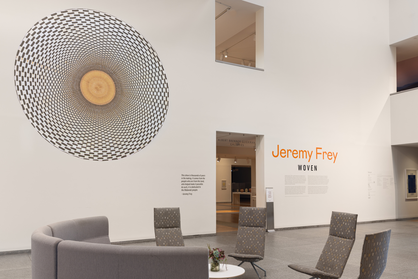 View #1, Jeremy Frey: Woven, Portland Museum of Art, Maine