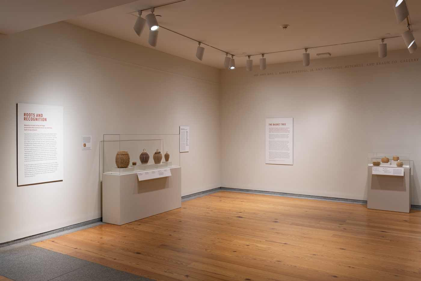 View #2, Jeremy Frey: Woven, Portland Museum of Art, Maine